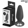 ADDICTED TOYS LOCKED - TAPÓN ANAL CON JOYAS DE SILICONA TALLA M 10,4 CM