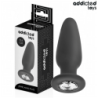 ADDICTED TOYS LOCKED - TAPÓN ANAL CON JOYAS DE SILICONA TALLA L 12,6 CM