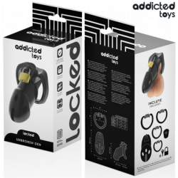 ADDICTED TOYS LOCKED - JAULA PARA PENE DEN ININTERRUMPIDA DE 9,8 CM