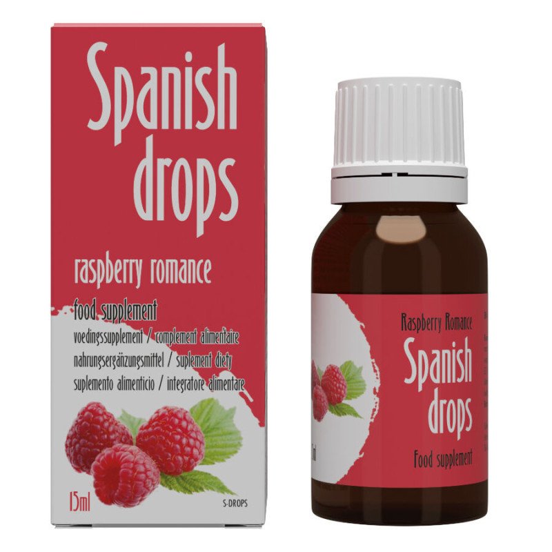 COBECO - SPANISH DROPS FRAMBUESA ROMANCE GOTAS ESTIMULANTES 15 ML