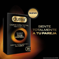DUREX - TOTAL CONNECTION ULTRA FINE PLUS SIN LÁTEX 20 UNIDADES