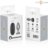INTENSE - PLUG ANAL 10 VIBRACIONES METAL CON CONTROL REMOTO S