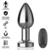 INTENSE - TAPÓN ANAL 10 VIBRACIONES METALIZADO CON CONTROL REMOTO M