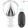 INTENSO - TAPÓN ANAL 10 VIBRACIONES METALIZADO CON CONTROL REMOTO M