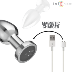 INTENSO - TAPÓN ANAL 10 VIBRACIONES METALIZADO CON CONTROL REMOTO M