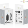 INTENSE - PLUG ANAL 10 VIBRACIONES METAL CON CONTROL REMOTO M