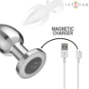 INTENSE - PLUG ANAL 10 VIBRACIONES METAL CON CONTROL REMOTO L