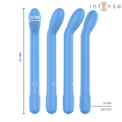 INTENSO - ESTIMULADOR DE PUNTO G RECARGABLE KARLIE AZUL