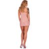 LIVCO CORSETTI FASHION - HYEONA 1710 BABYDOLL + TANGA ROSA XL