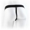 SERIE FETISH FANTASY - SERIE 9 STRAP-ON HUECO CON BOLAS 22,9 CM CARNE