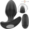 INTENSE - JOEY ANAL PLUG 10 VIBRACIONES NEGRO CONTROL REMOTO