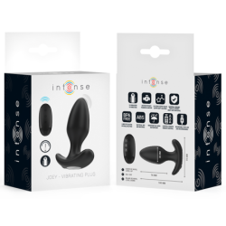 INTENSE - JOEY PLUG ANAL 10 VIBRACIONES NEGRO CONTROL REMOTO
