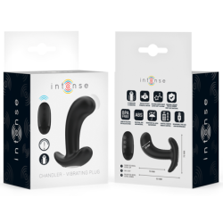 INTENSE - CHANDLER ANAL TAGP 10 VIBRACIONES NEGRO CONTROL REMOTO
