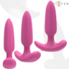 INTENSE - TAPÓN ANAL ROSS 10 VIBRACIONES ROSA CONTROL REMOTO
