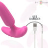 INTENSE - TAPÓN ANAL ROSS 10 VIBRACIONES ROSA CONTROL REMOTO