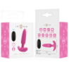 INTENSE - TAPÓN ANAL ROSS 10 VIBRACIONES ROSA CONTROL REMOTO