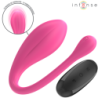 INTENSO - VIBRADOR JANICE U DOBLE ESTIMULACIÓN 10 VIBRACIONES ROSA CONTROL REMOTO
