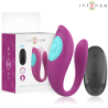 INTENSE - VIBRADOR Y ESTIMULADOR ANNIE EN FORMA DE U CON CONTROL REMOTO MORADO