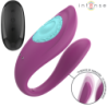 INTENSO - VIBRADOR Y ESTIMULADOR ANNIE EN FORMA DE U CON CONTROL REMOTO MORADO