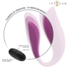 INTENSO - VIBRADOR Y ESTIMULADOR ANNIE EN FORMA DE U CON CONTROL REMOTO MORADO