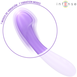 VIBRADOR INTENSO - BECKY 19 CM, CALENTABLE, 7 VIBRACIONES, MORADO