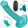 VIBRADOR INTENSO KATIE CON VENTOSA, 10 VIBRACIONES, AZUL, CONTROL REMOTO