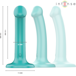 VIBRADOR INTENSO KATIE CON VENTOSA, 10 VIBRACIONES, AZUL, CONTROL REMOTO
