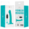 VIBRADOR INTENSO KATIE CON VENTOSA, 10 VIBRACIONES, AZUL, CONTROL REMOTO