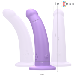 INTENSO - VIBRADOR EDDIE 17,5 CM 10 VIBRACIONES MORADO CONTROL REMOTO