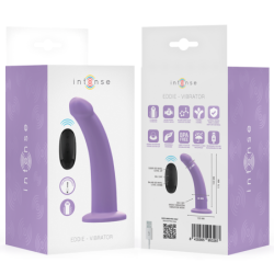 INTENSO - VIBRADOR EDDIE 17,5 CM 10 VIBRACIONES MORADO CONTROL REMOTO