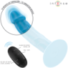 INTENSO - VIBRADOR REALISTA PHOEBE 10 VIBRACIONES AZUL CONTROL REMOTO