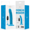 INTENSO - VIBRADOR REALISTA PHOEBE 10 VIBRACIONES AZUL CONTROL REMOTO