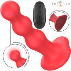 VIBRADOR INTENSO CODY CON VENTOSA ROJA Y CONTROL REMOTO