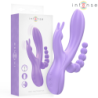 INTENSO - MIKO TRIPLE VIBRADOR CONEJO Y ESTIMULADOR Y ANAL 7 VIBRACIONES MORADO