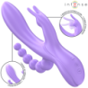 INTENSO - MIKO TRIPLE VIBRADOR CONEJO Y ESTIMULADOR Y ANAL 7 VIBRACIONES MORADO