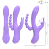 INTENSO - MIKO TRIPLE VIBRADOR CONEJO Y ESTIMULADOR Y ANAL 7 VIBRACIONES MORADO