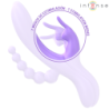 INTENSO - MIKO TRIPLE VIBRADOR CONEJO Y ESTIMULADOR Y ANAL 7 VIBRACIONES MORADO
