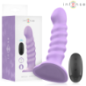INTENSE - VIBRADOR BRENDA TALLA M DISEÑO ESPIRAL 10 VIBRACIONES MORADO CONTROL REMOTO