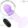 INTENSO - VIBRADOR BRENDA TALLA M DISEÑO ESPIRAL 10 VIBRACIONES MORADO CONTROL REMOTO