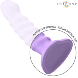 INTENSE - VIBRADOR BRENDA TALLA M DISEÑO ESPIRAL 10 VIBRACIONES MORADO CONTROL REMOTO