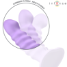 INTENSE - VIBRADOR BRENDA TALLA M DISEÑO ESPIRAL 10 VIBRACIONES MORADO CONTROL REMOTO