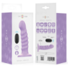 INTENSE - VIBRADOR BRENDA TALLA M DISEÑO ESPIRAL 10 VIBRACIONES MORADO CONTROL REMOTO