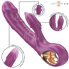 INTENSO - VIBRADOR MULTIFUNCIÓN HALLE CON LENGUA ESTIMULANTE DELFÍN MORADA