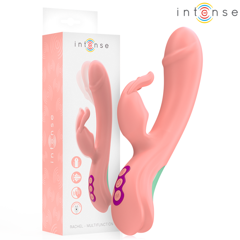 INTENSO - VIBRADOR RACHEL RABBIT 5 VIBRACIONES ROSA