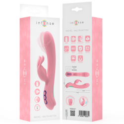 INTENSO - VIBRADOR RACHEL RABBIT 5 VIBRACIONES ROSA