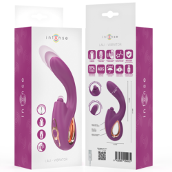 INTENSO - VIBRADOR MULTIFUNCIÓN LALI PARA EL PUNTO G CON GOLPES, EMPUJE Y VIBRACIÓN, COLOR MORADO