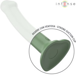 VIBRADOR INTENSO BECCA CON VENTOSA, 10 VIBRACIONES, COLOR VERDE, CONTROL REMOTO