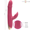 INTENSO - VIBRADOR MULTIFUNCIÓN CHLOE 3 EN 1 ROJO