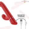 INTENSO - VIBRADOR MULTIFUNCIÓN LELE ROTATIVO, OSCILANTE Y ESTIMULANTE ROJO