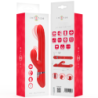 INTENSE - LELE VIBRADOR MULTIFUNCIÓN ROTATORIO & OSCILACIÓN & ESTIMULACIÓN ROJO